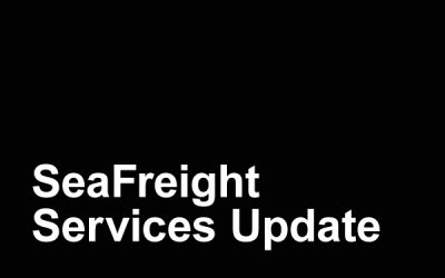 SeaFreight Services Update